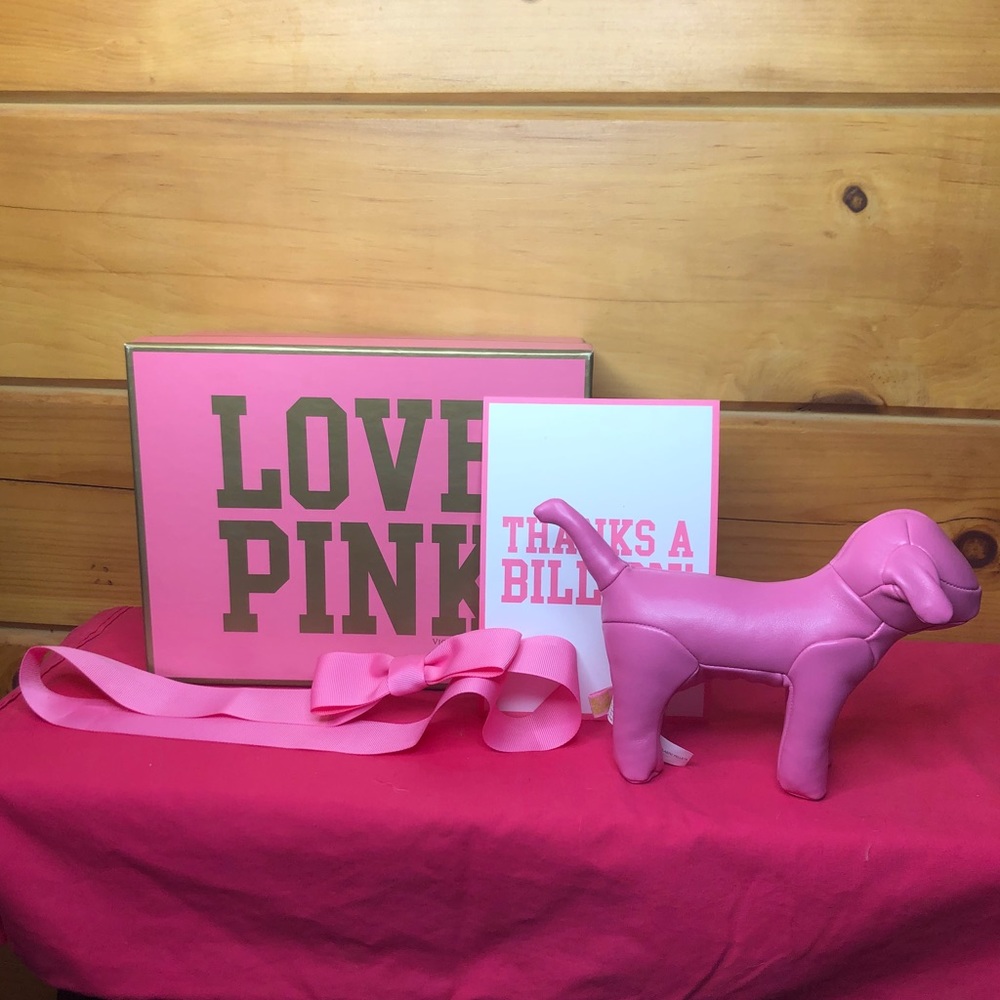 VS Pink Billion Thanks Leather Dog Rare
